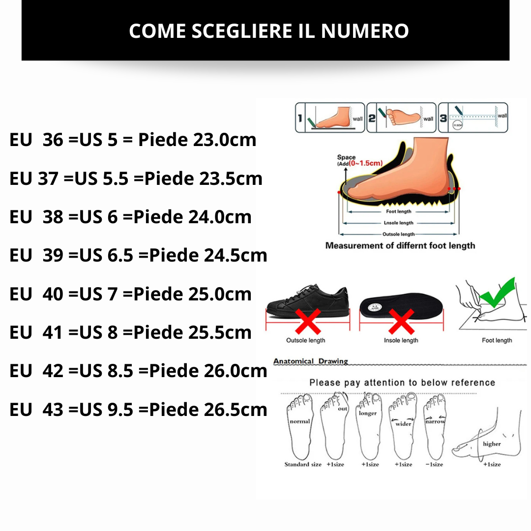 Scarpa Michael con rialzo
